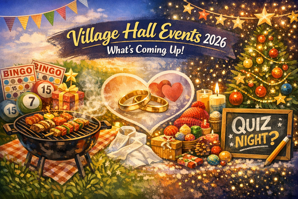 Village Hall Events – What’s Coming Up This Year!